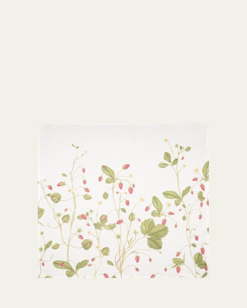 Fraises des Bois Linen Napkin